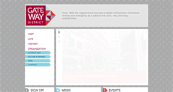Desktop Screenshot of clevelandgatewaydistrict.com